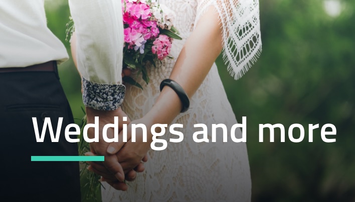 weddings and more